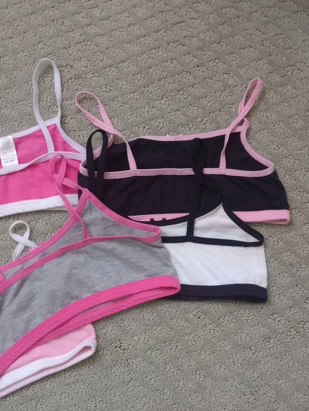 3 For $15🩵Girls' Five Cotton Blend Training Bras